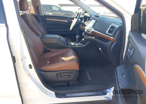 2017 Toyota Highlander Limited Platinum from USA, damaged, VIN 5TDYZRFH3HS201457